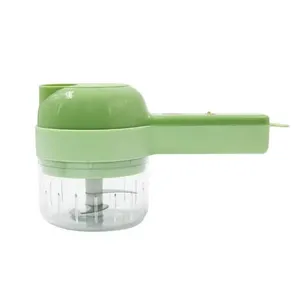 Cortador Triturador Elétrico Vegetais E Carnes Usb Verde