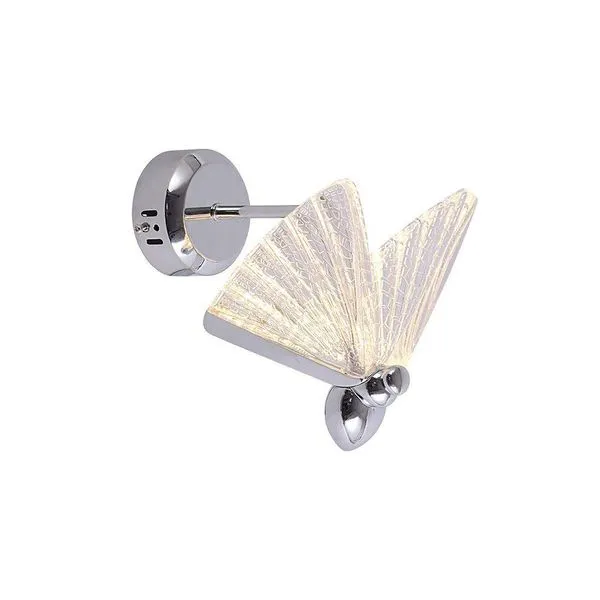 Arandela Borboleta Sindora Qb05104 Led Cromada Bivolt