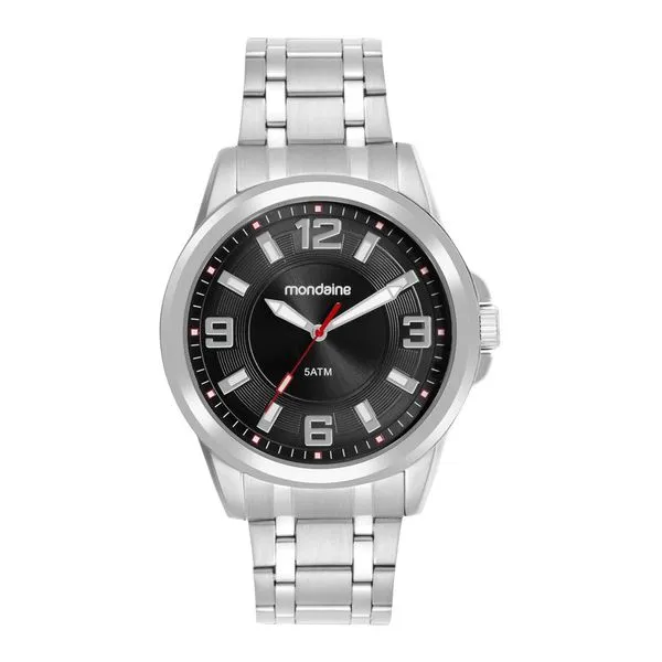 Relogio Mondaine Masculino Ref: 83523g0mvne2 Casual Prateado