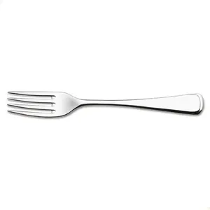 Kit 12 Garfo Para Sobremesa Tramontina Mônaco Em Aço Inox Acabamento Alto Brilho Com Detalhes No Cabo
