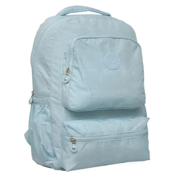 Mochila Casual Yins Crinkle Azul 17,5"
