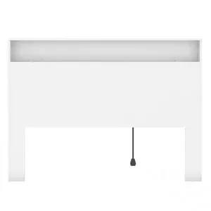 Cabeceira para Cama Box Casal Bartira Versatti com Tomada Branco