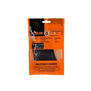 Abraçadeira De Nylon Foxlux 100mmx2.5mm Preto
