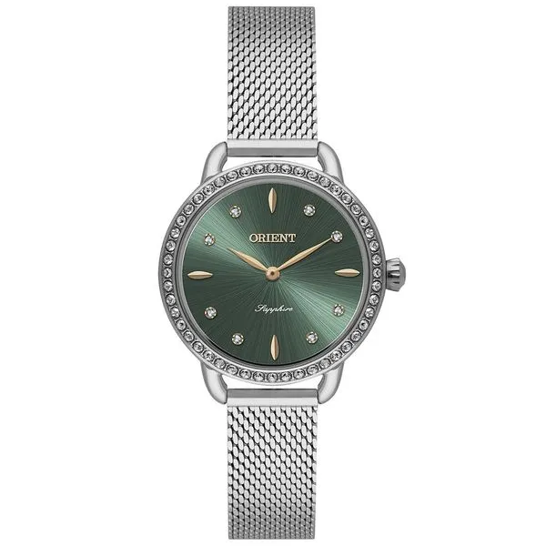 Relógio Orient Feminino Ref: Fbss0155 F1sx Casual Mesh Prateado