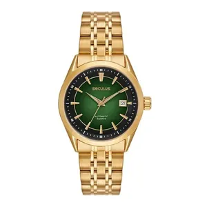 Relógio Seculus Masculino Ref: 77349gpsvda3 Automático Dourado