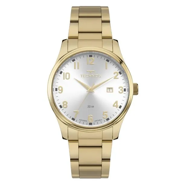 Relógio Technos Masculino Ref: 2115tzd/1k Classic Dourado