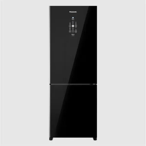 Geladeira 511L Bottom Freezer BB71B Black Glass Panasonic Preto / 110V