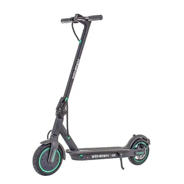 Patinete Elétrico 350W Bateria de Lítio 10Ah Autonomia até 35Km Dobrável Wehawk Azul