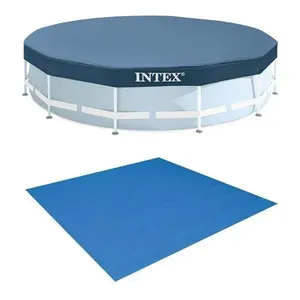 Kit Com Capa 366 Cm Estrutural E Forro Intex