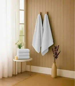 Kit 2 Toalhas De Banho De Algodão Rovitex Home Branco UN / Branco