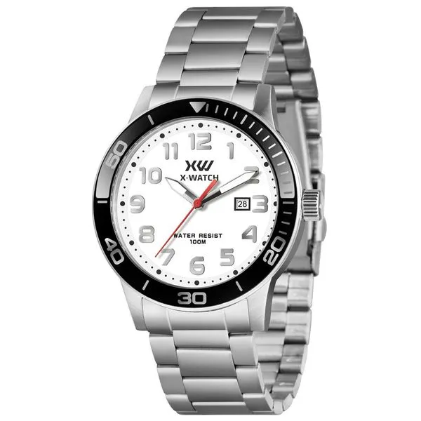 Relógio X-Watch Masculino Ref: Xmss1062 B2sx Casual Prateado