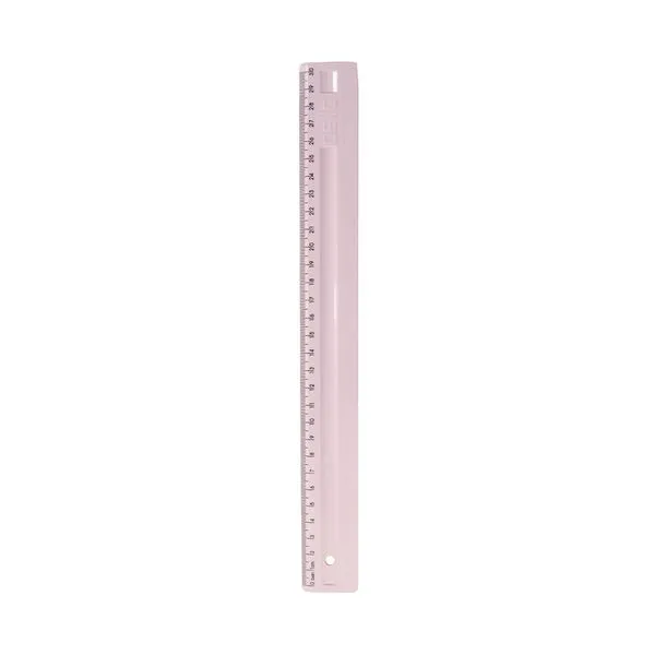 Régua Dello Serena 30cm Rosa