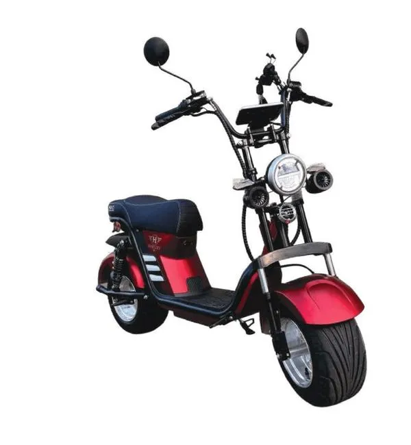 MOTONETA ELÉTRICA HARLEY 16 FAN VERMELHO - DESMONTADA