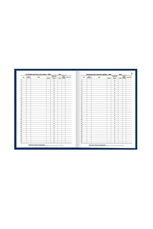 Livro de Ponto Tilibra Capa Dura Pequeno com 160 Folhas 153x216mm