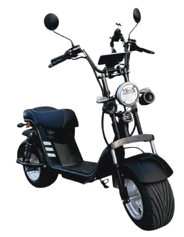 MOTONETA ELÉTRICA HARLEY 16 FAN PRETA - DESMONTADA