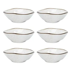 Conjunto 6 Tigelas Bowl Ryo Maresia 500ml Porcelana Oxford