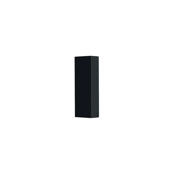 Arandela Stella Wall Mini Led 2 Fachos Abertos Ip65 5w Bivolt Preto - 3000k - Luz Amarela