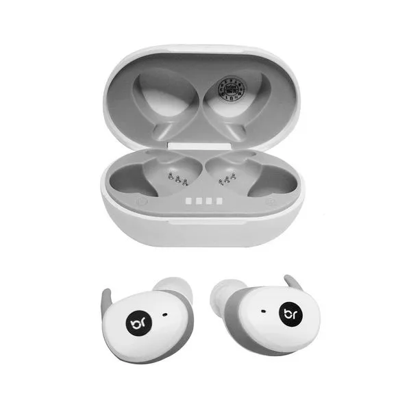 Fone de Ouvido FN583 TWS Sport Nano Resistente à água Microfone Integrado e Bluetooth  Branco
