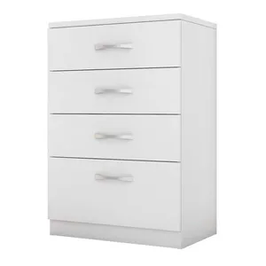 Cômoda Astral com 4 Gavetas Demóbile Branco