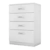 Cômoda Astral com 4 Gavetas Demóbile Branco