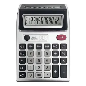 Calculadora com Luz UV Detector Notas Falsas