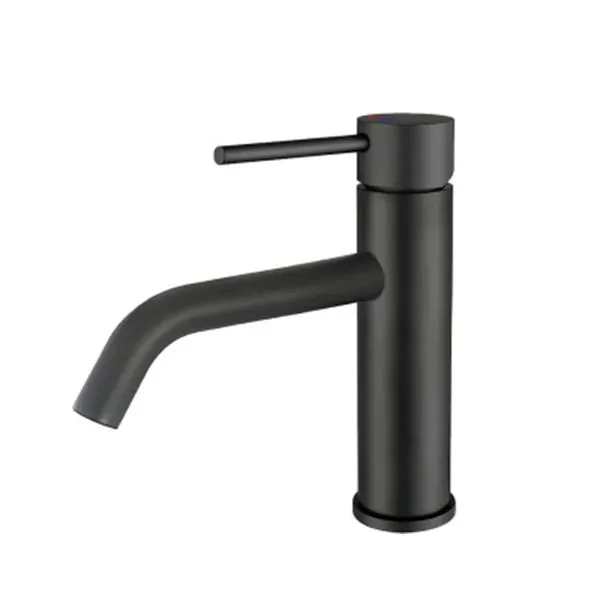 TORNEIRA DROP BICA BAIXA PARA LAVATORIO EM AÇO INOX BLACK MATTE DP9101
