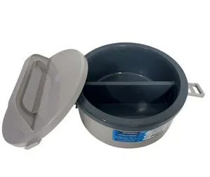 Marmita Térmica Tekcor Marmitex Soprano 1 Divisão Dupla Cinza
