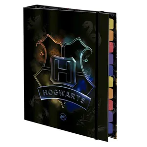 Caderno College Argolado Dac Harry Potter 48 Folhas