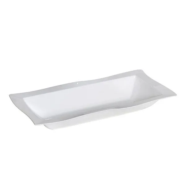 Saladeira Moove Retangular 5l Branca Em Polipropileno Linha Tropical Vem
