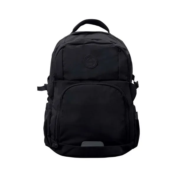 Mochila Laptop Hashtag Crinkle Preta com Alça Acolchoada e Regulável
