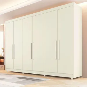 Guarda-Roupa Casal Europa Palermo com 6 Portas e 6 Gavetas Off White