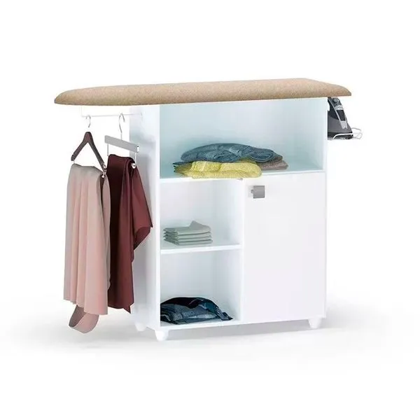Tabua De Passar Roupa Mariana Gabinete Multiuso Ajl Móveis Branco