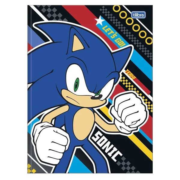 Caderno Universitário Tilibra Sonic Brochura Capa Dura 80 Folhas