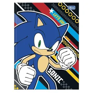 Caderno Universitário Tilibra Sonic Brochura Capa Dura 80 Folhas