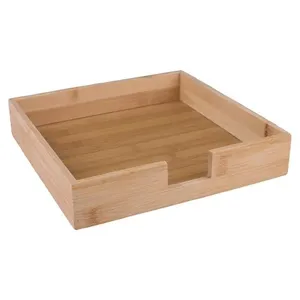 Porta Guardanapo 25x25cm Eco Bamboo Cazza
