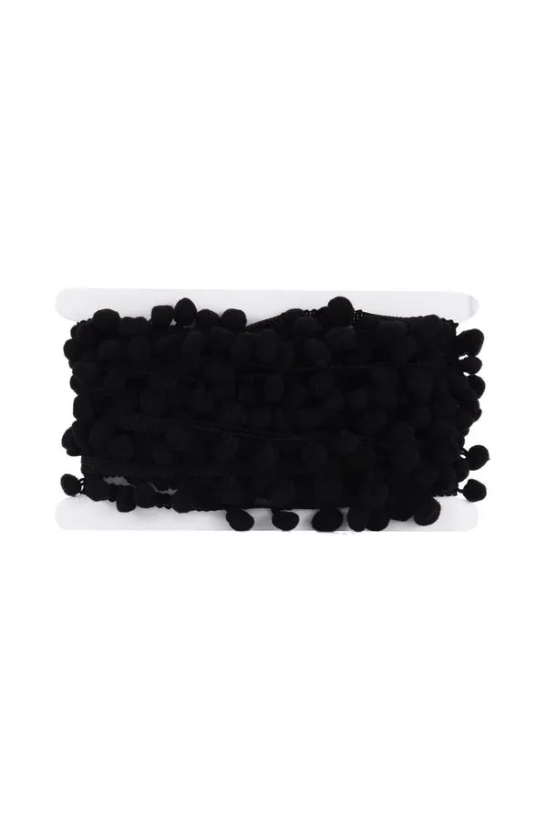 Fita Pompom Le 1,8cmx9,1m Preto