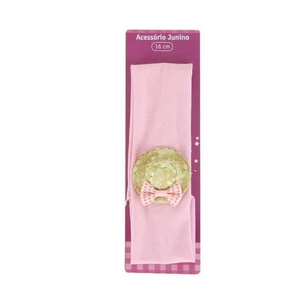 Elástico Junino Baby Le 16cm Rosa