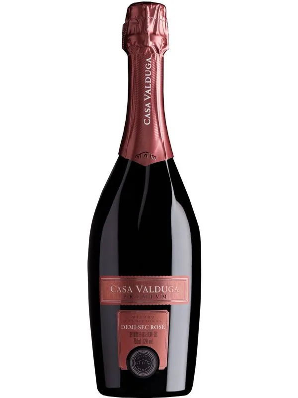 ESPUMANTE CASA VALDUGA PREMIVM DEMI SEC ROSE 750ML