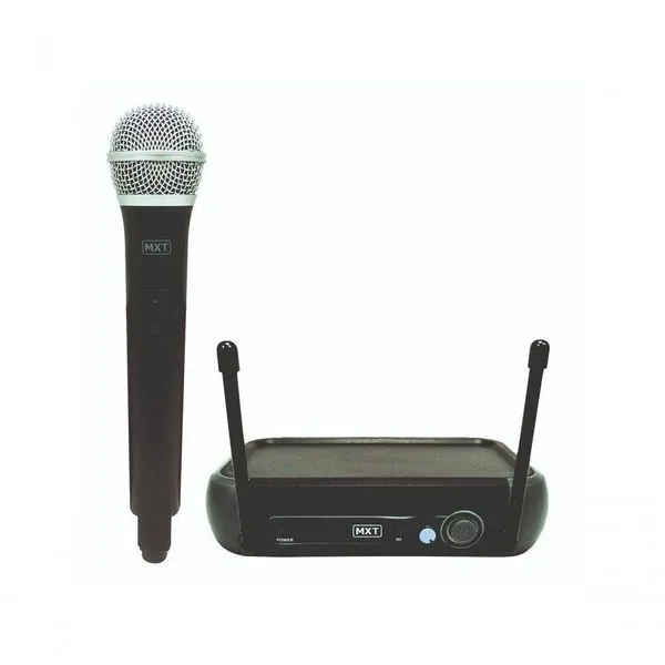 Microfone Sem Fio Mxt Uhf202-201 Frequencia 686.1mhz