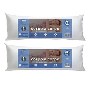 Travesseiro Corpo a Corpo 135x50cm 2 Unidades Sonolin Branco