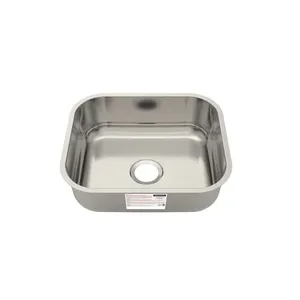 Cuba de Embutir Tramontina 40 x 34 x 14 cm Basic 40 BL Standard em Aço Inox Sem Válvula