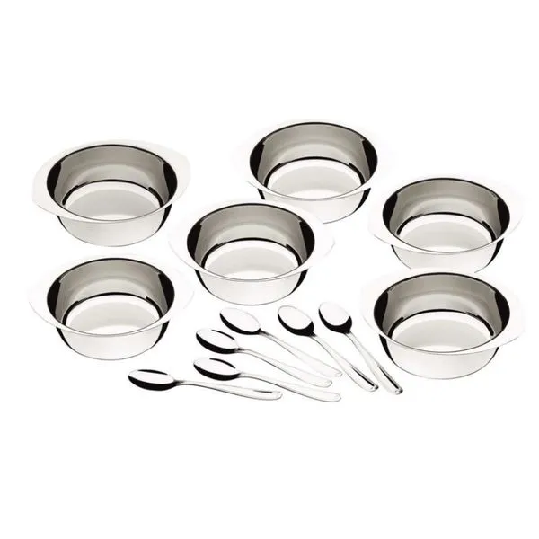 Conjunto de Sobremesa Tramontina 64400730 em Aço Inox 12 Peças Alumínio