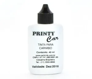 TINTA P/ALMOFADA CARIMBO PRETO 40ML CARBRINK