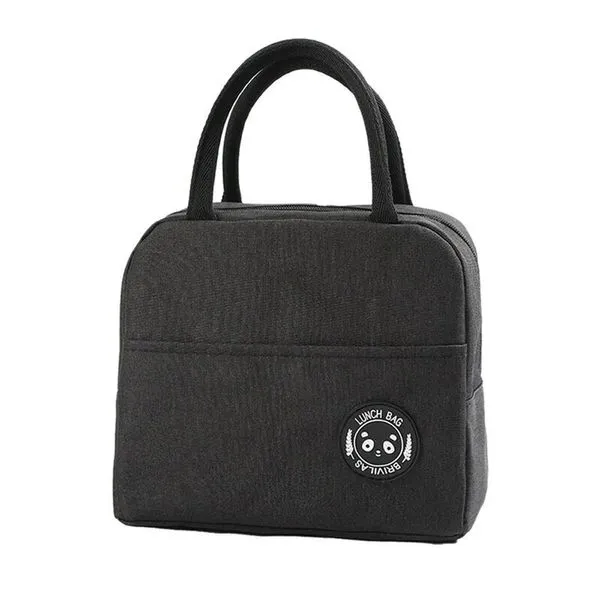 BOLSA TÉRMICA NECESSAIRE PORTÁTIL LANCHEIRA ORGANIZADORA MULTIFUNCIONAL BOLSO EXTERNO Único / Preto