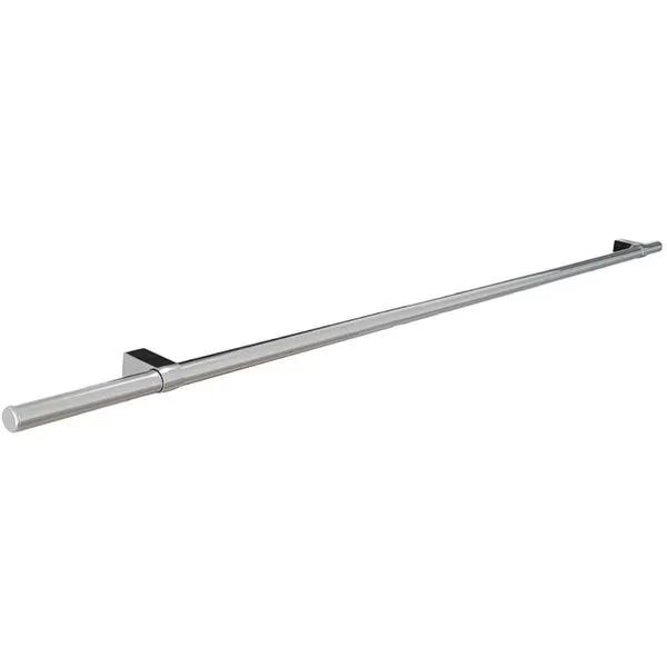 Barra De Utensílios Suporte De Cozinha Redonda Aço Inox 100cm
