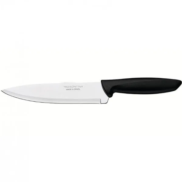 Faca 7 Chef Tramontina Plenus em Aço Inox Preto
