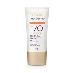 Protetor Solar Facial Eudora Incolor Neo Dermo Defense Collection FPS 70 40g