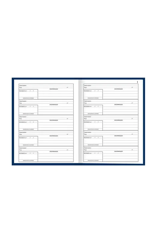 Livro Protocolo Correspondência Tilibra Capa Dura com 104 Folhas 153x216mm