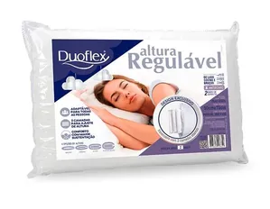 Travesseiro Altura Regulável 50cm x 70cm Duoflex Branco