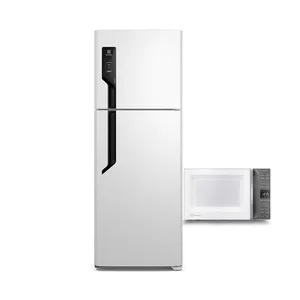 Geladeira Electrolux Frost Free TF71 Duplex Efficient 480L + Micro-ondas Electrolux 36L Branco / 110V
